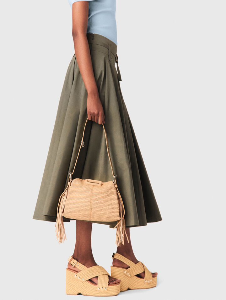 Sac Miss M mini effet raphia