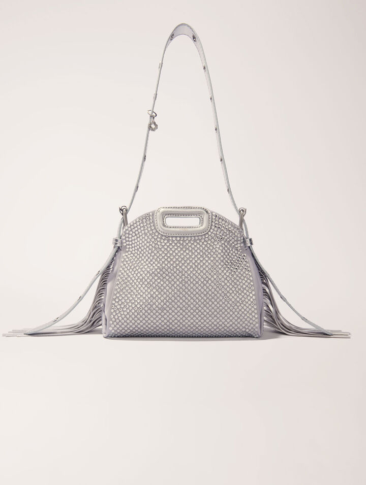 Sac Miss M Mini métal à strass