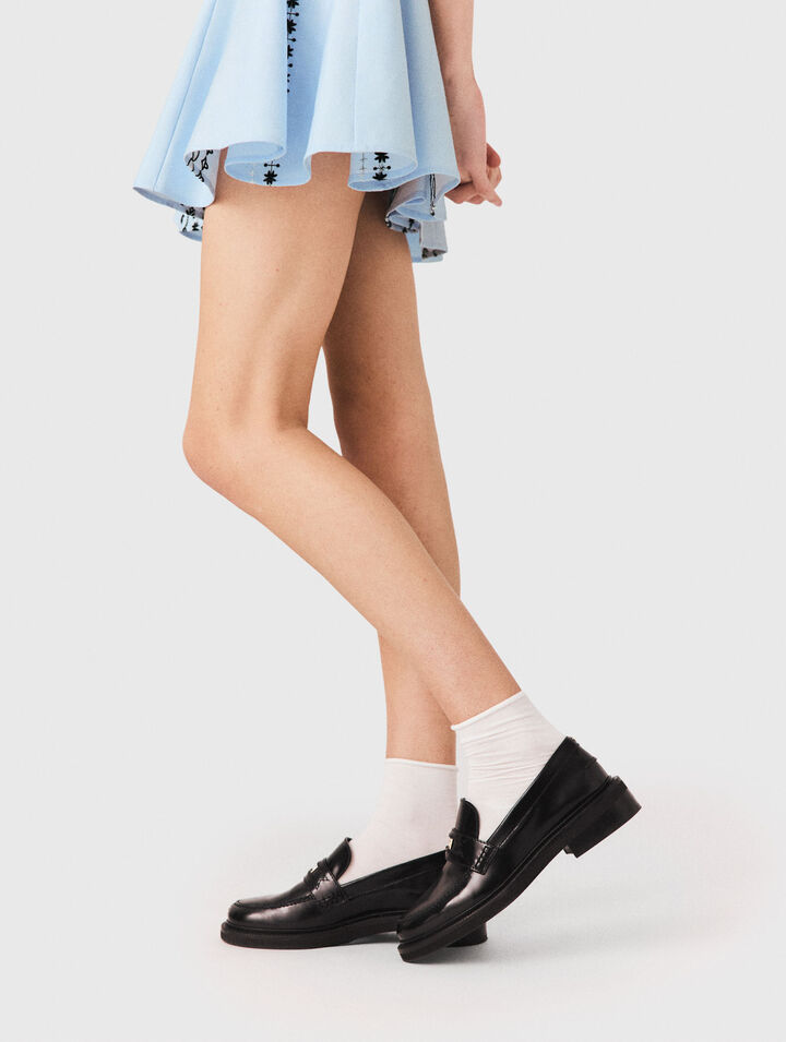 Mocassins en cuir