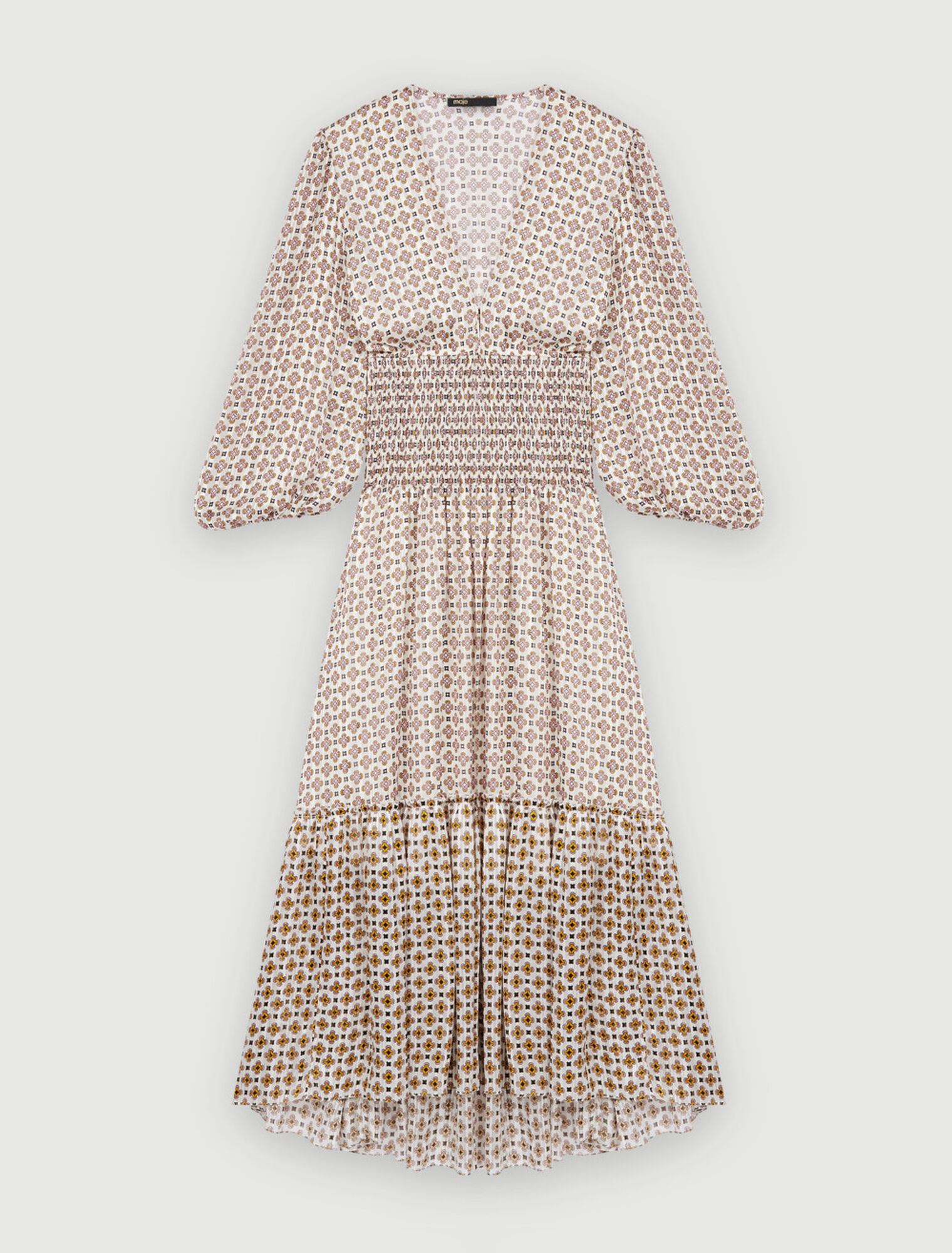 Robe en mousseline imprimée