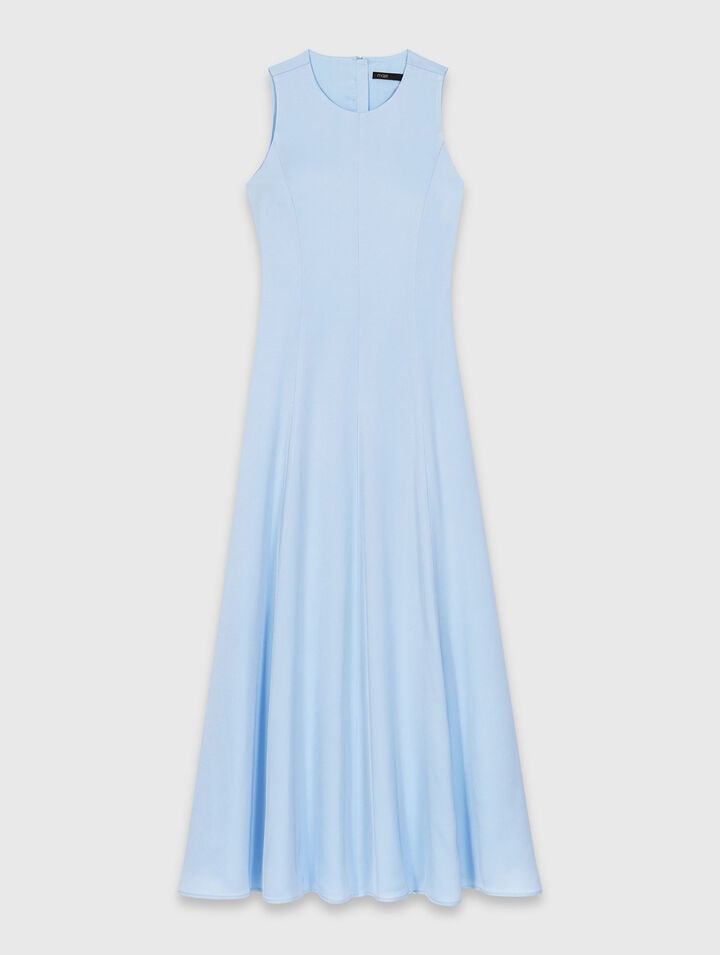 Robe longue avec ouverture dos