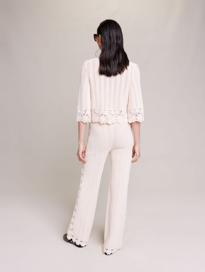 Pantalon en maille