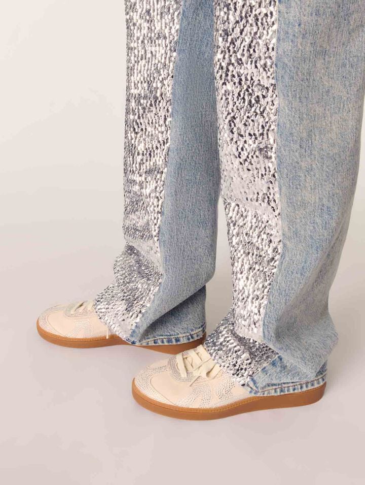Jean à sequins