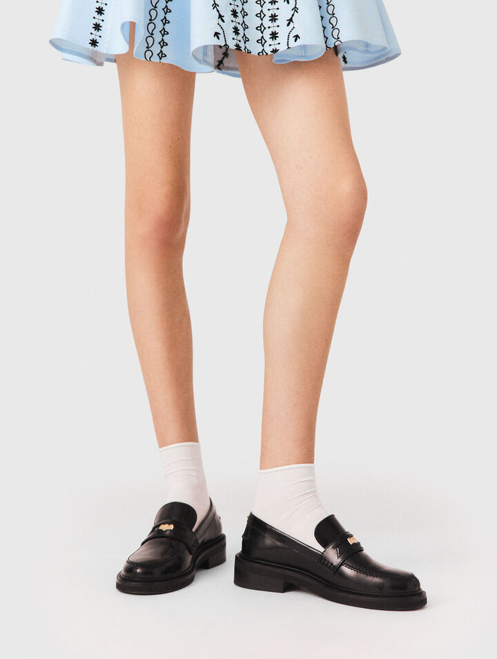 Mocassins en cuir