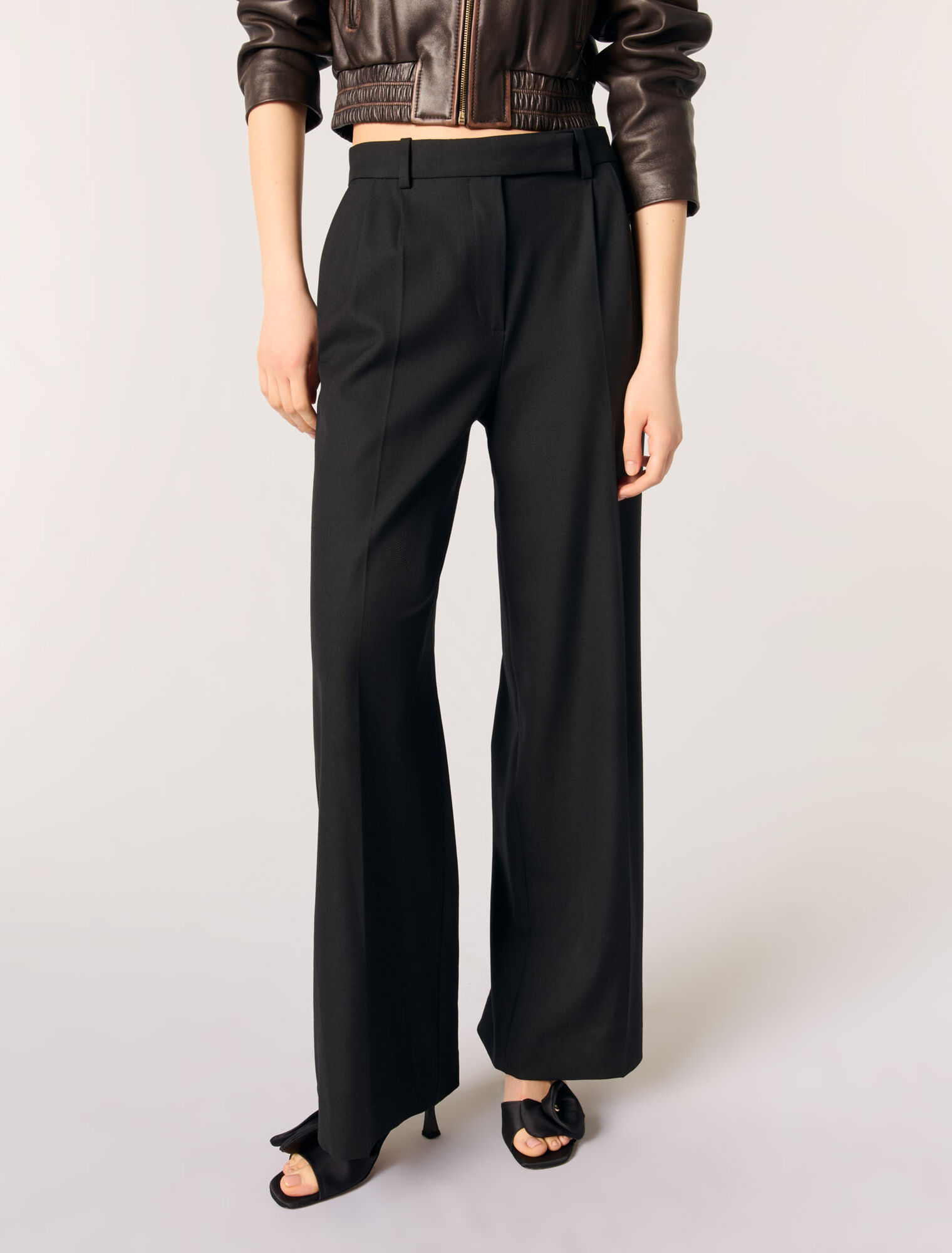 Pantalon large de costume
