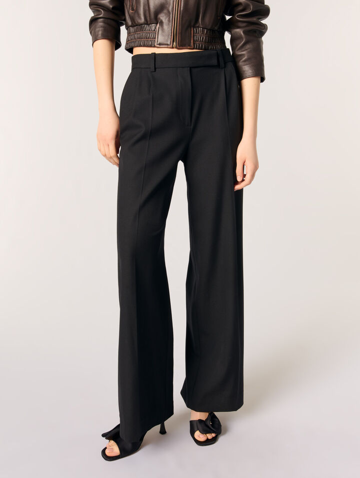 Pantalon large de costume