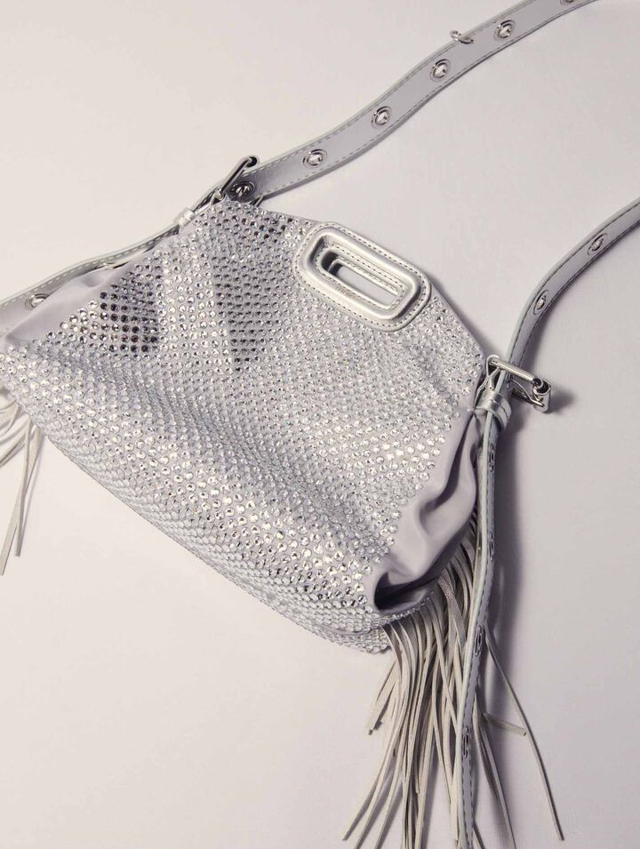 Sac Miss M Mini métal à strass