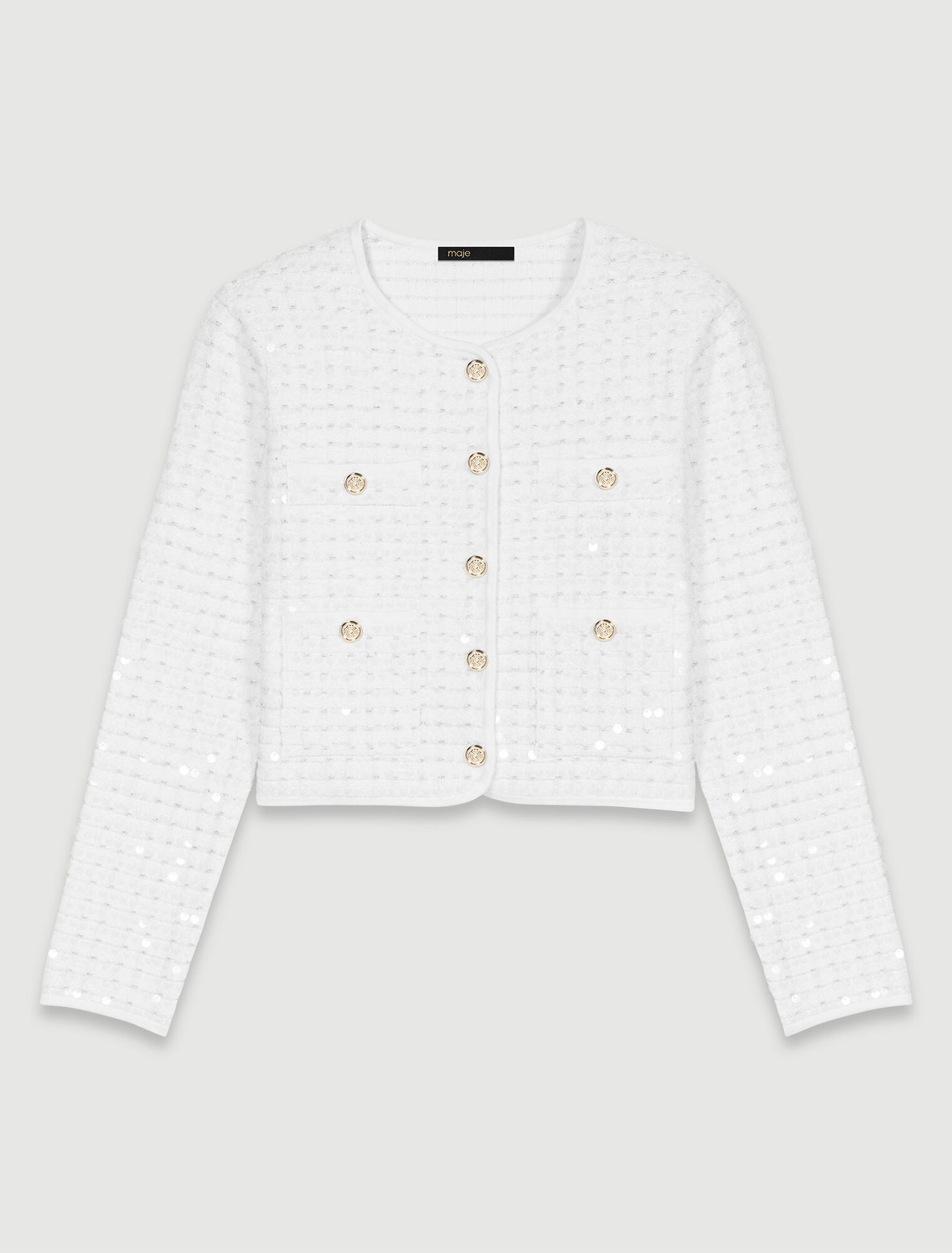Cardigan en maille à sequins