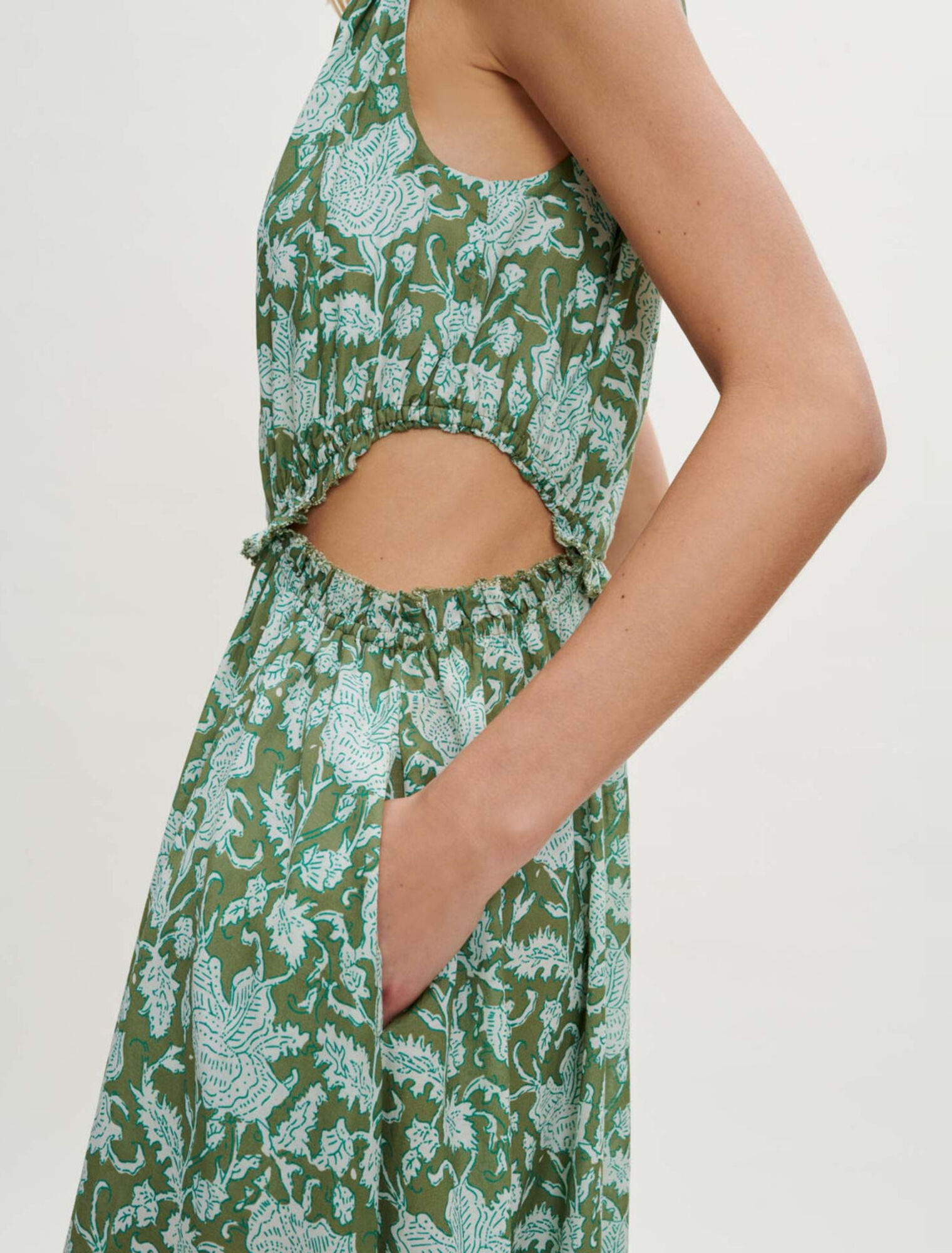 Robe en coton imprimé
