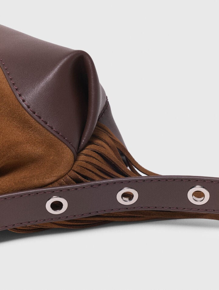 Sac Miss M mini en cuir & su&egrave;de