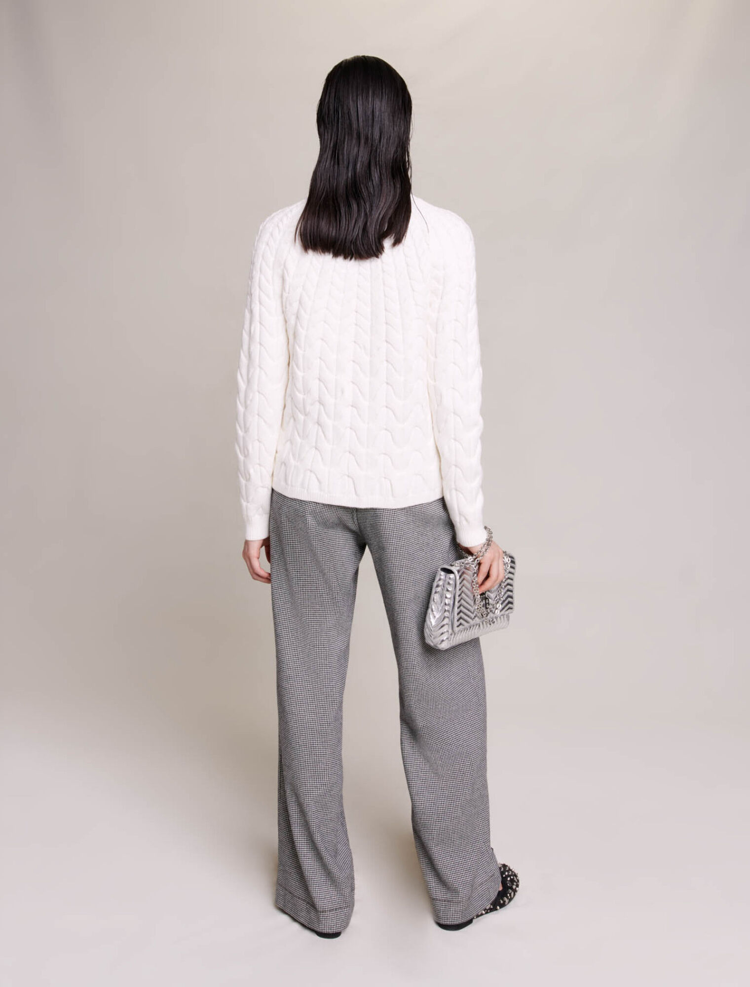 Pull maille torsadée