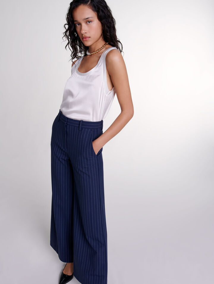 Pantalon à rayures 
