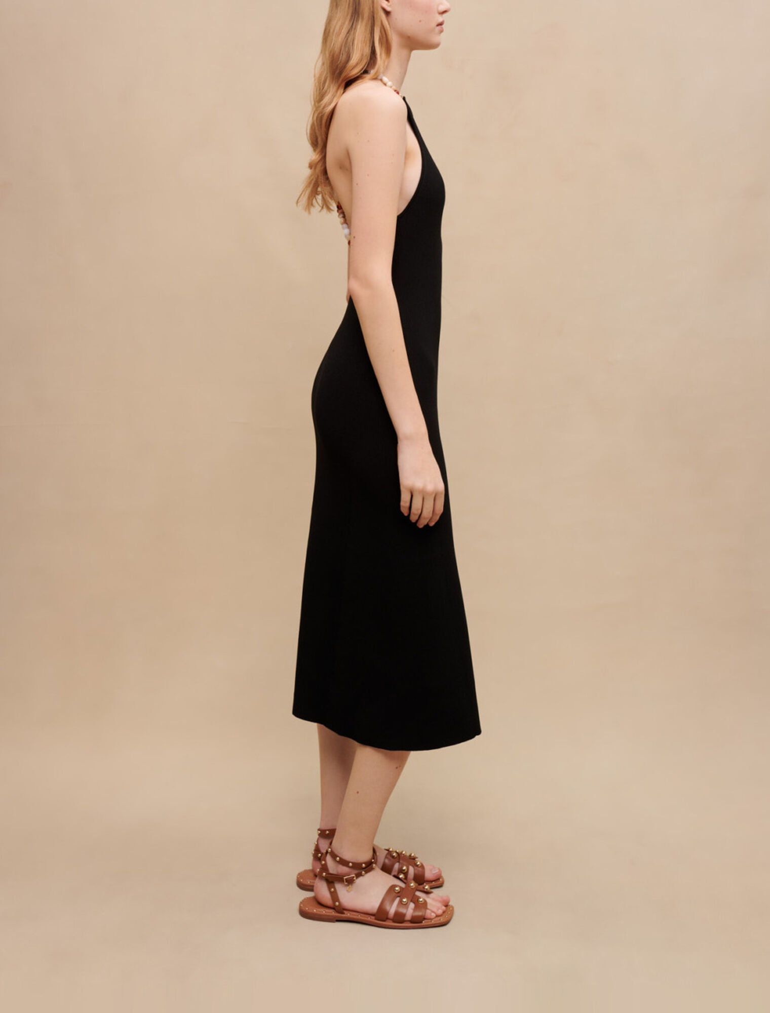 Robe longue détail chaine