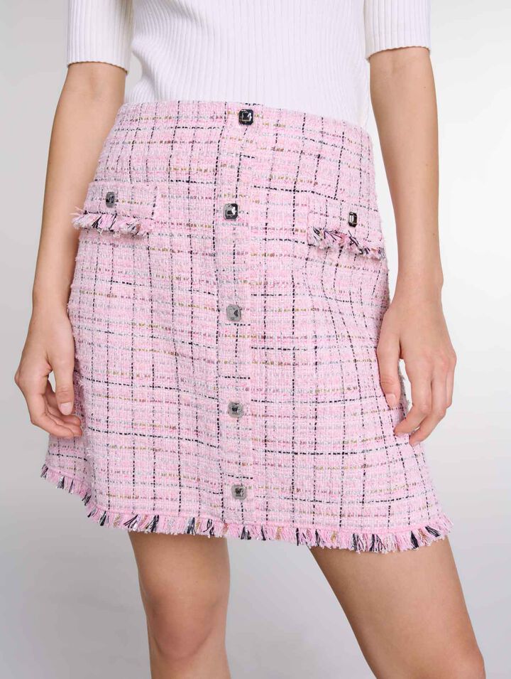 Jupe en tweed