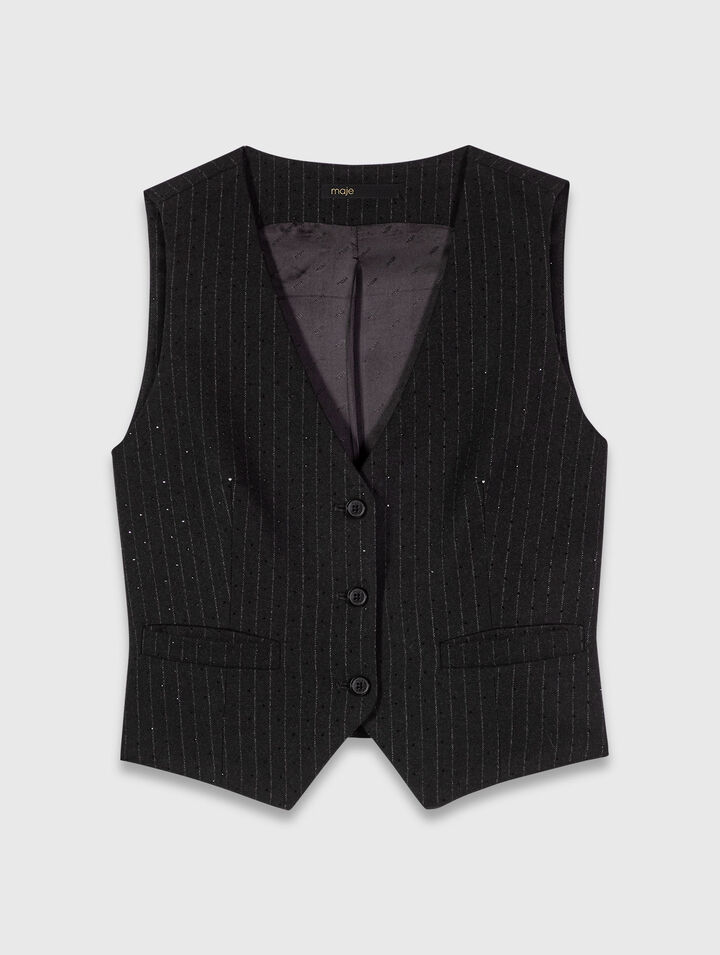 Veston de tailleur à strass