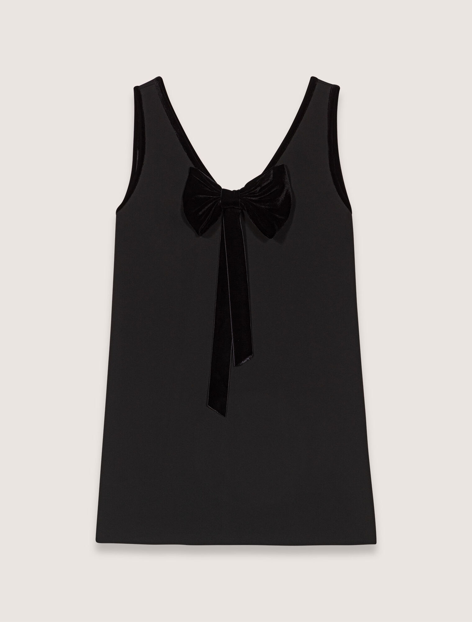 Robe chasuble col velours