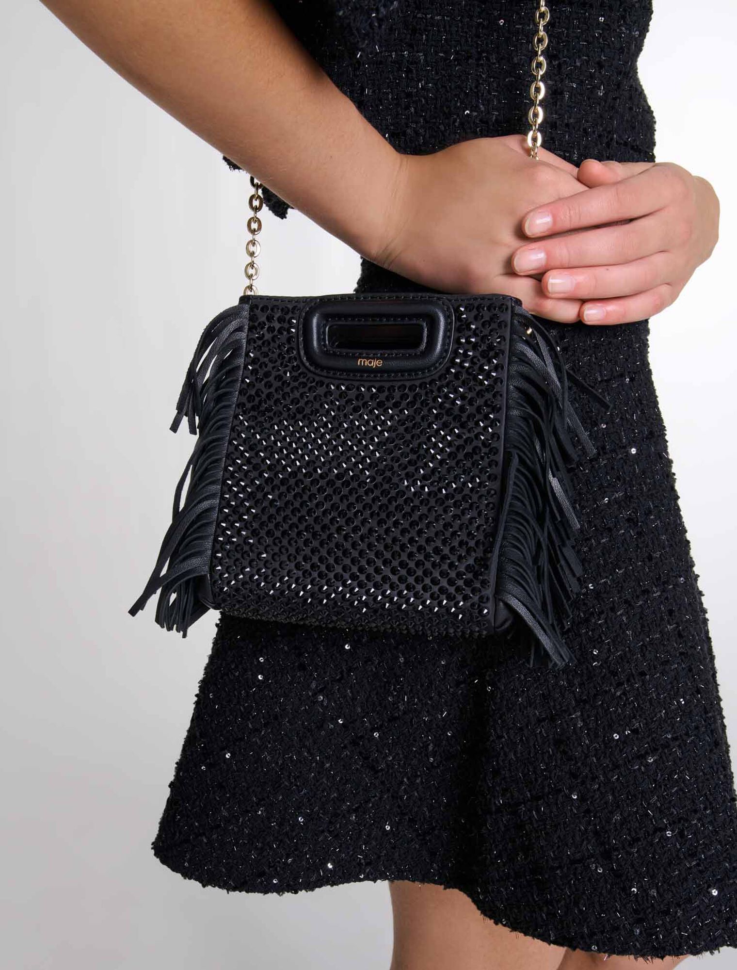 Sac M mini à strass