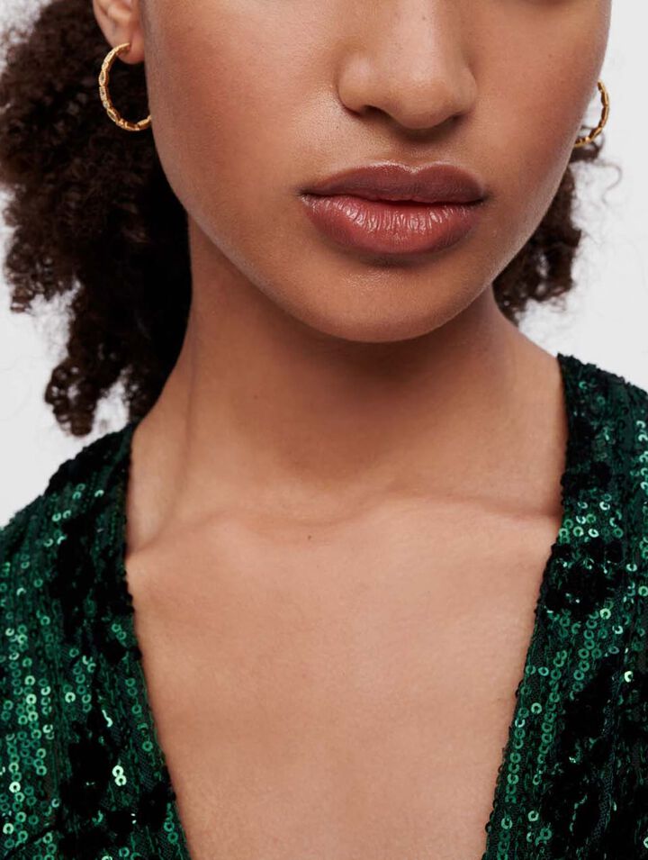 Robe entièrement brodée de sequins