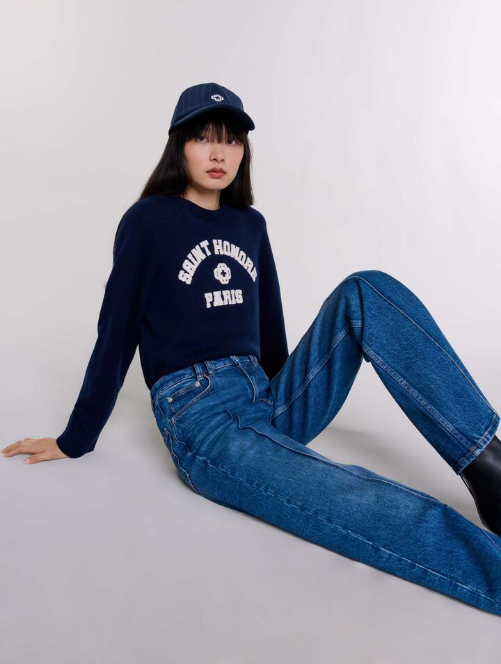 Pull en laine mélangée