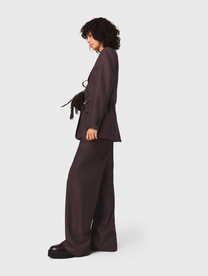 Veste de tailleur à ceinture