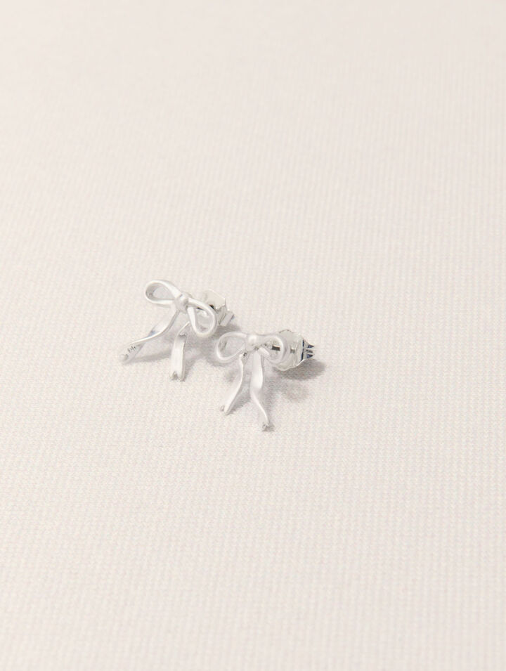 Petites boucles d'oreilles nœud
