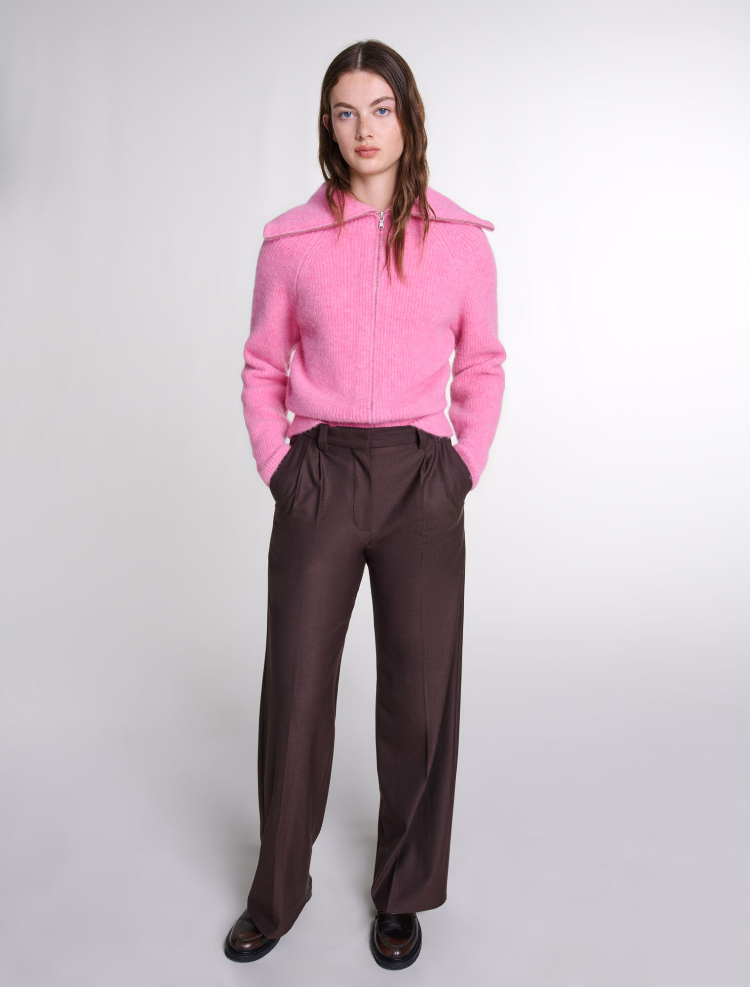 Pantalon de tailleur large