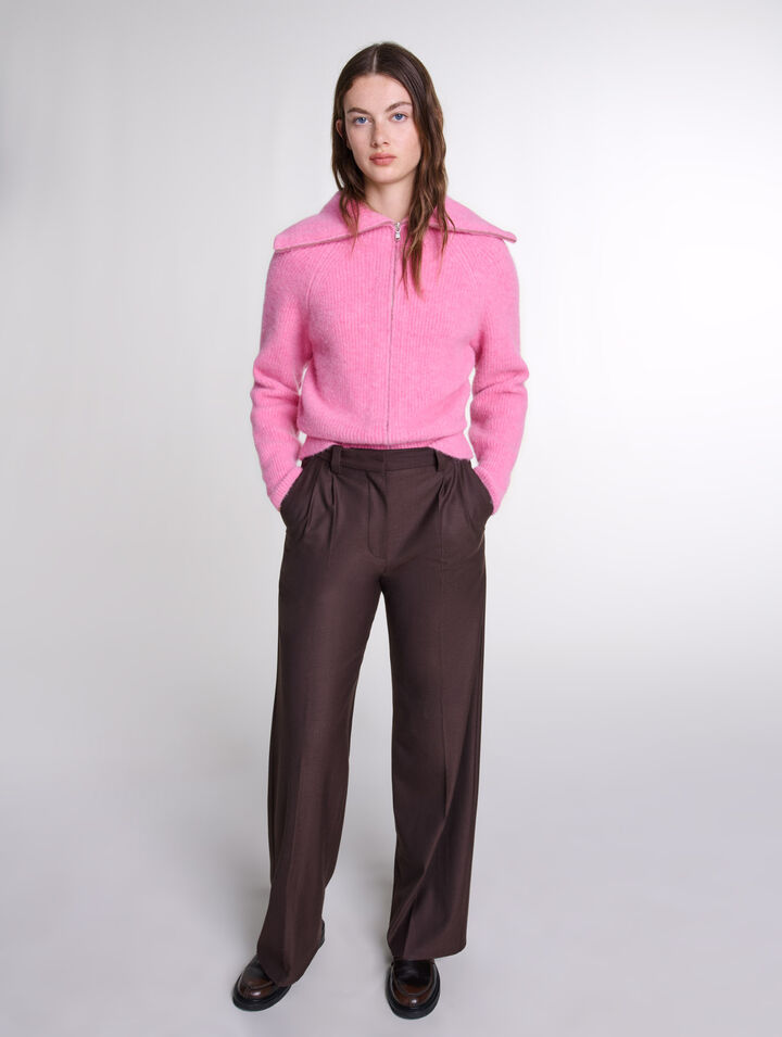 Pantalon de tailleur large