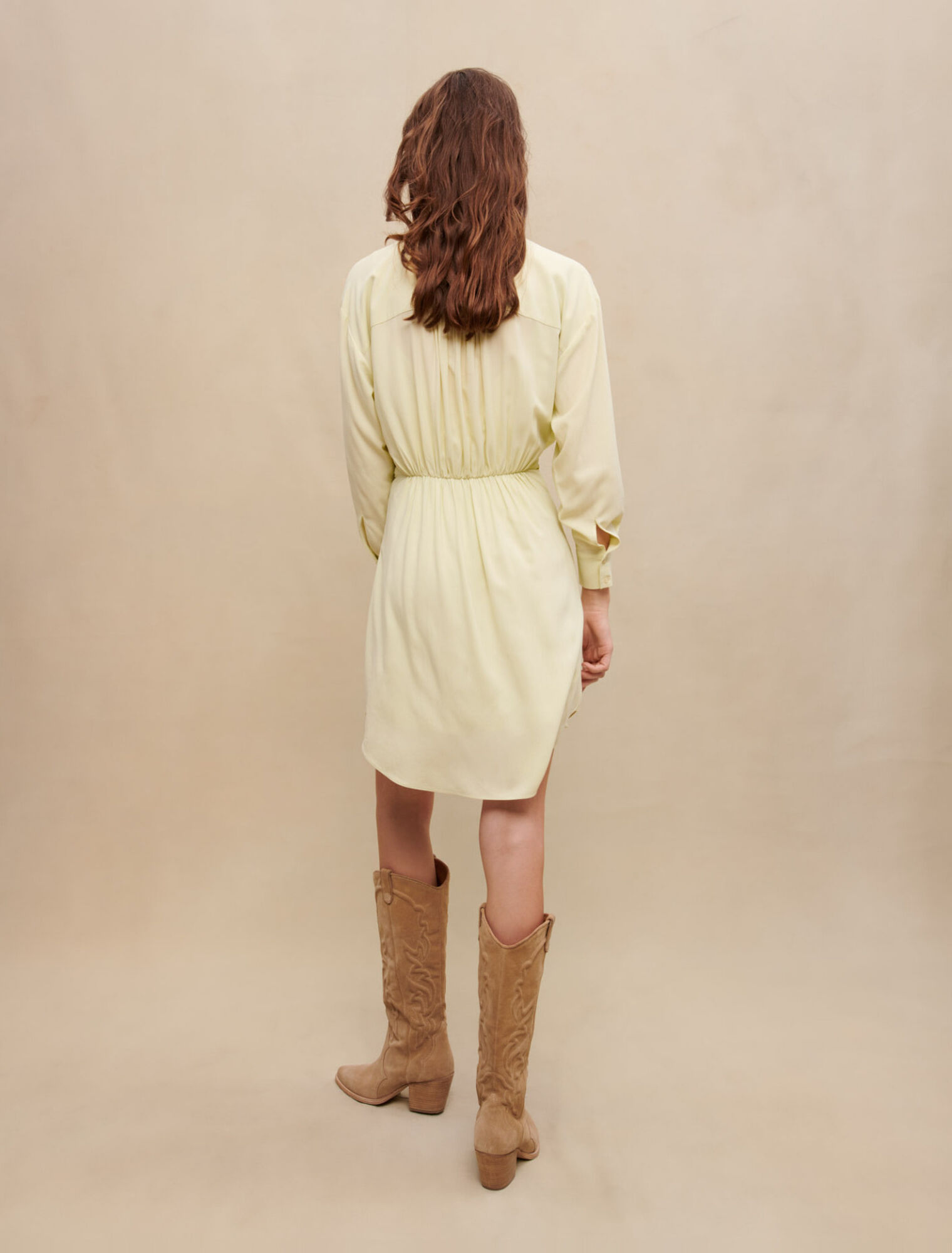 Robe courte à nouer