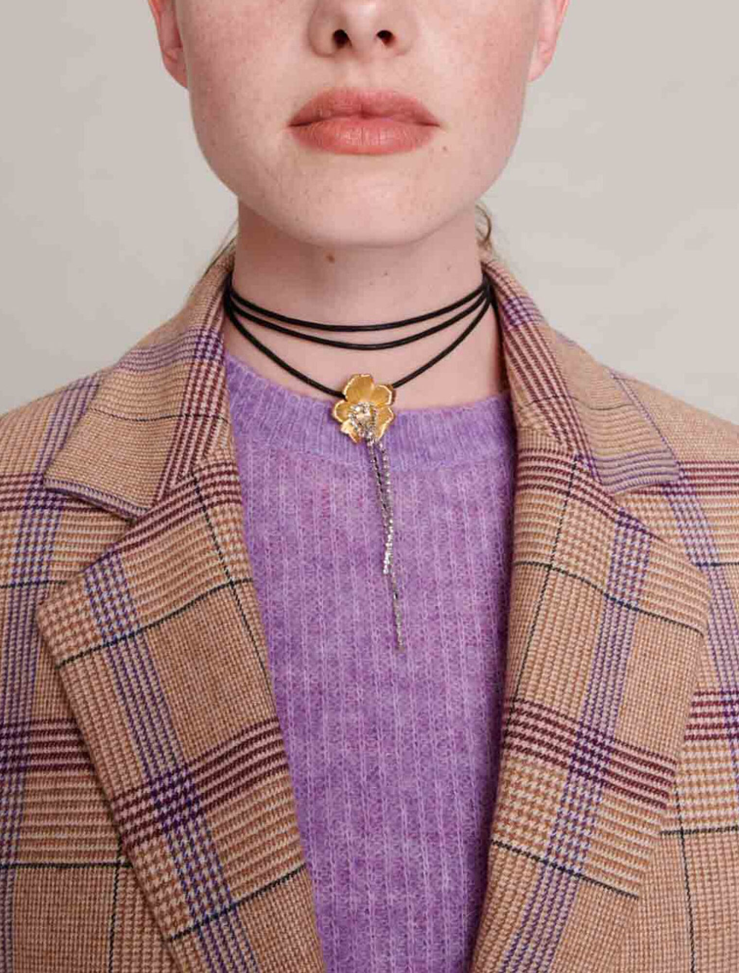 Veste de tailleur carreaux