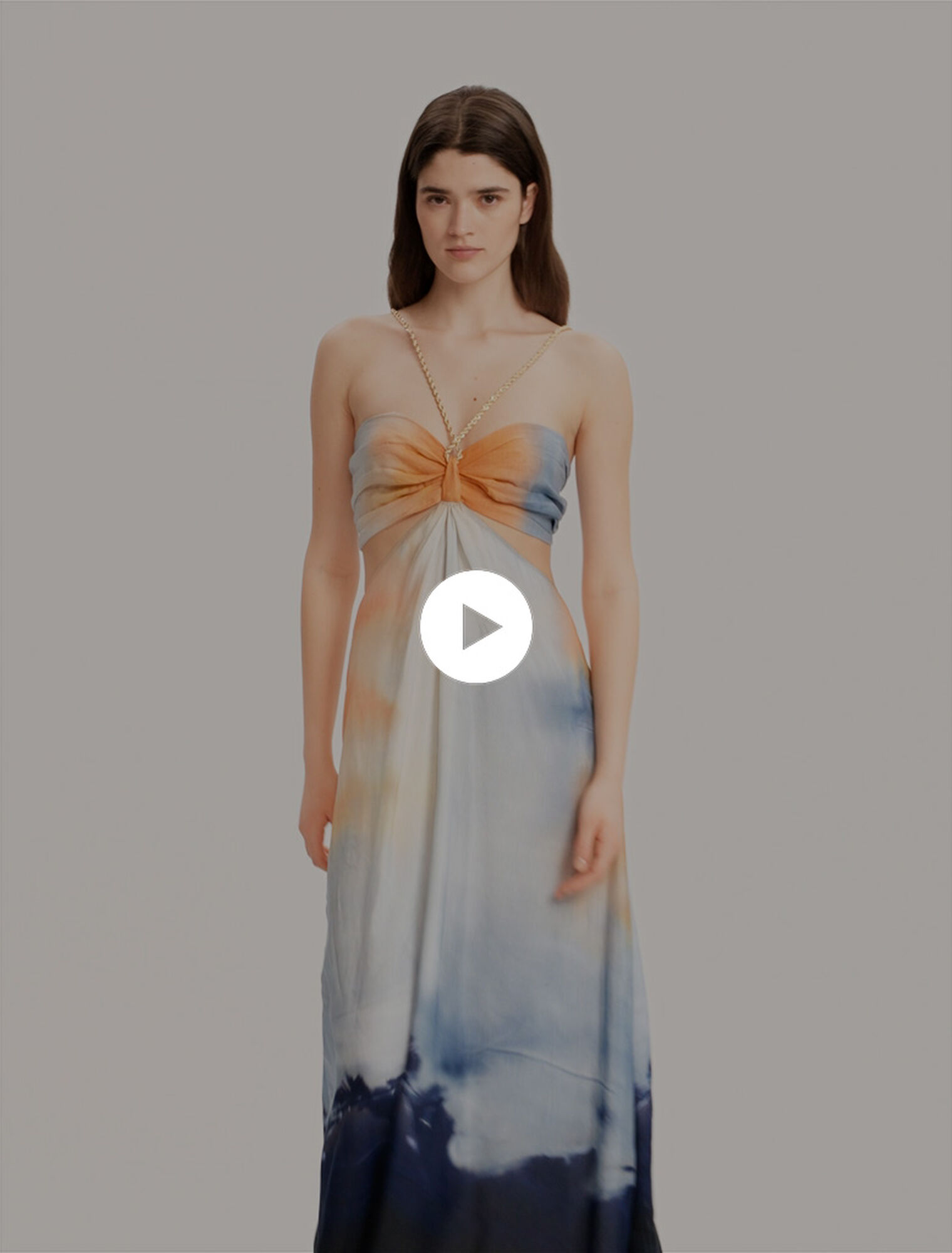 Robe longue tie & dye