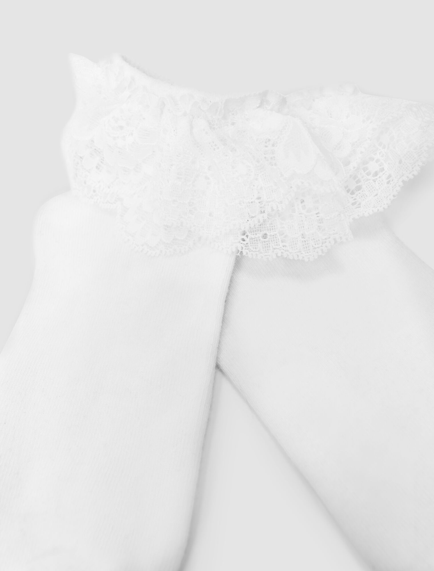 Chaussettes à volants dentelle