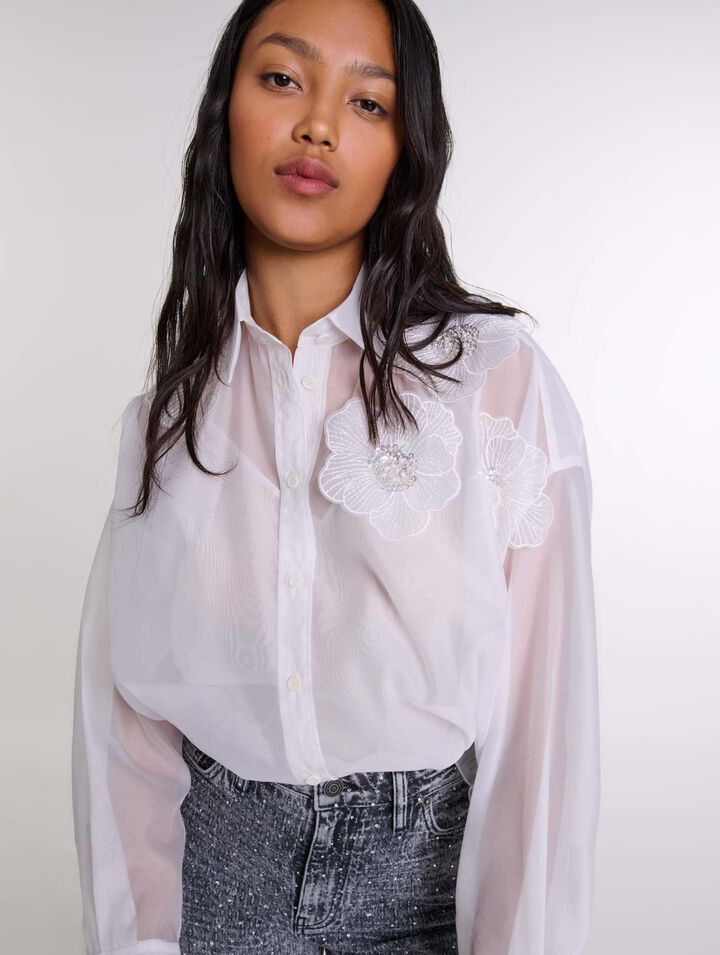 Chemise en organza