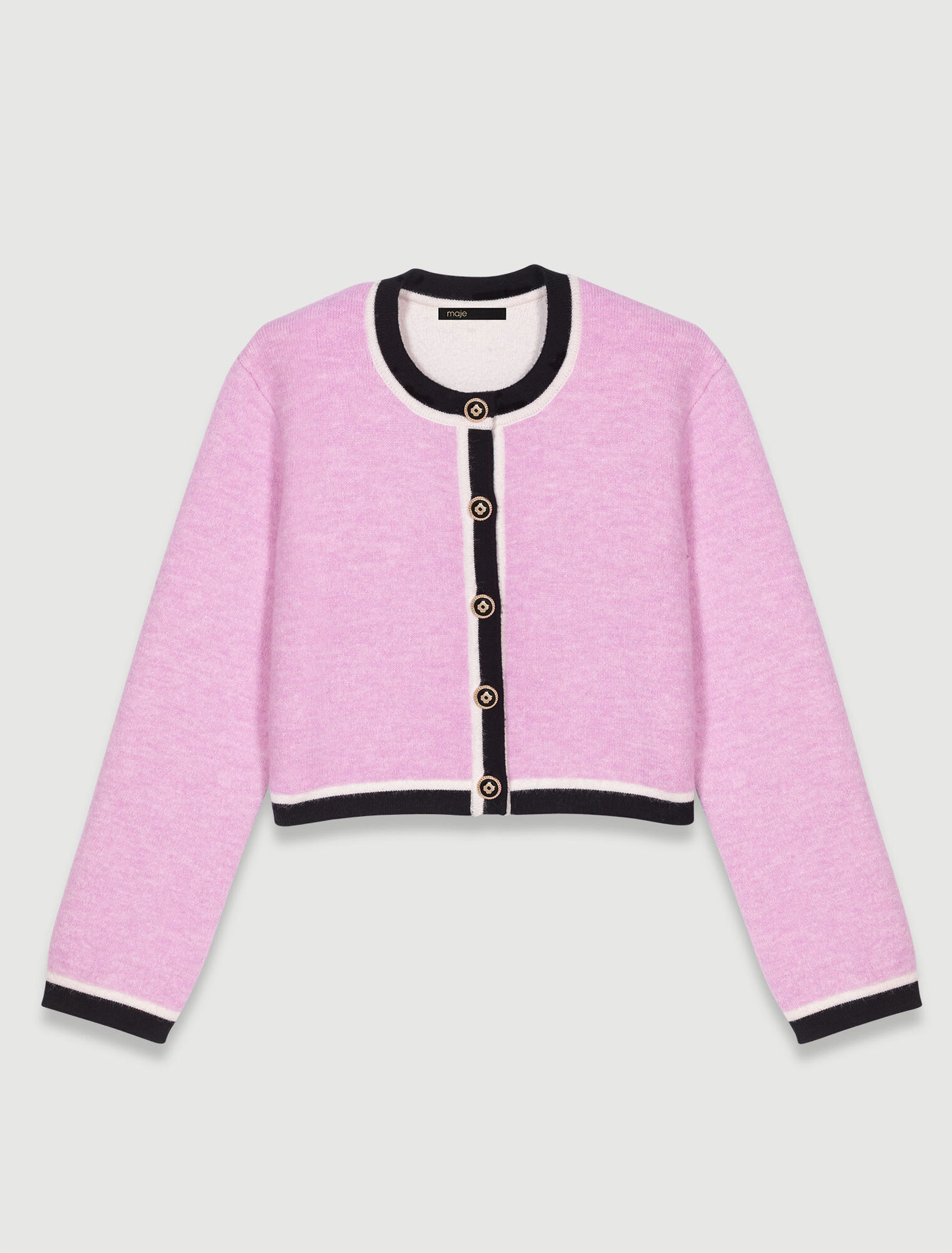Cardigan court en maille