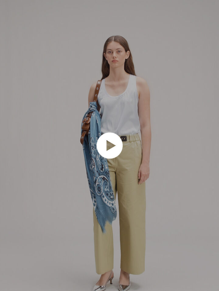 D&eacute;bardeur en soie