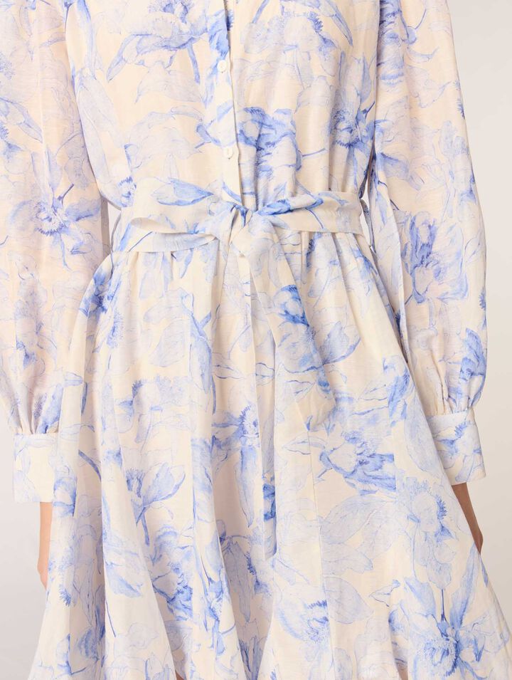 Robe chemise imprimée