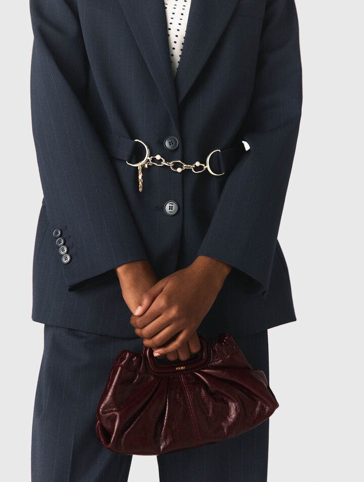 Veste de tailleur &agrave; rayures