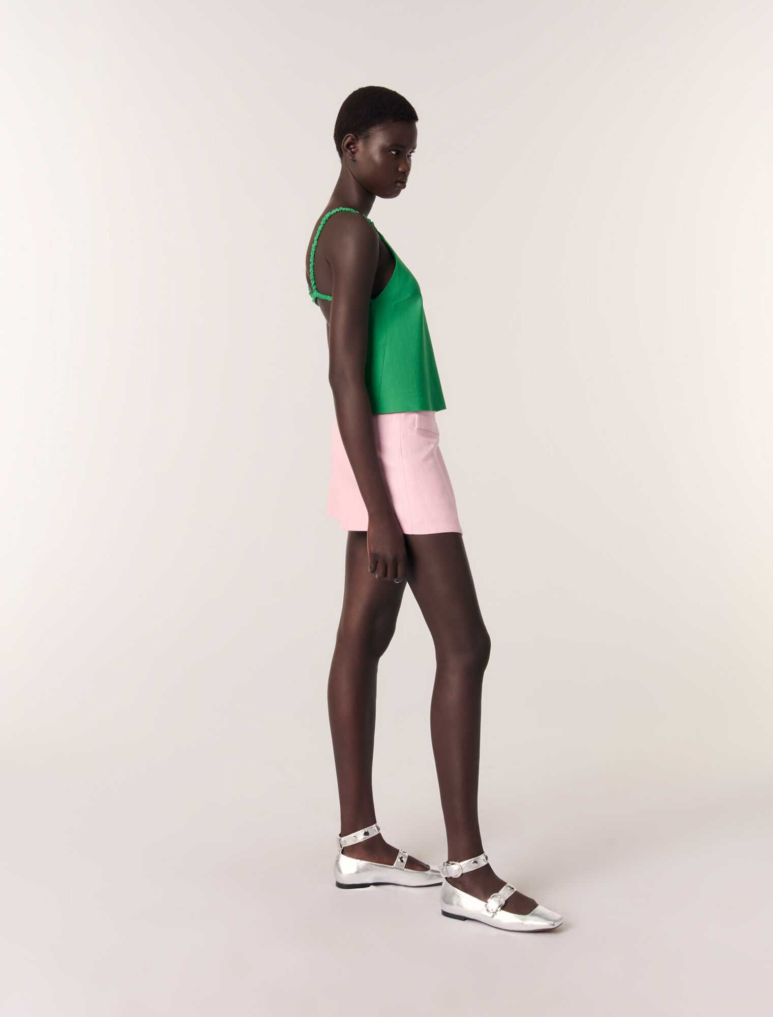 Short tailleur trompe l'œil