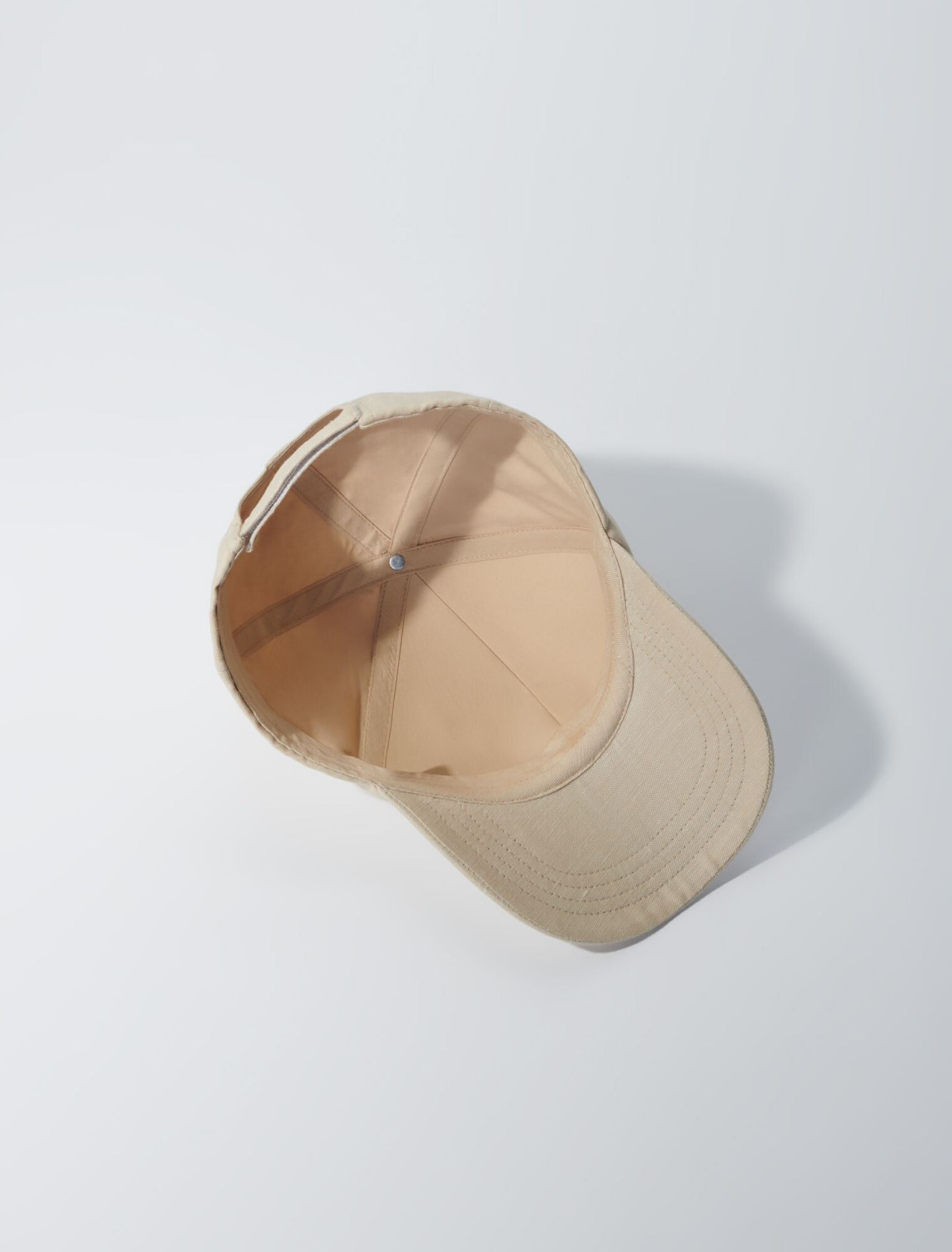 Casquette en lin et coton