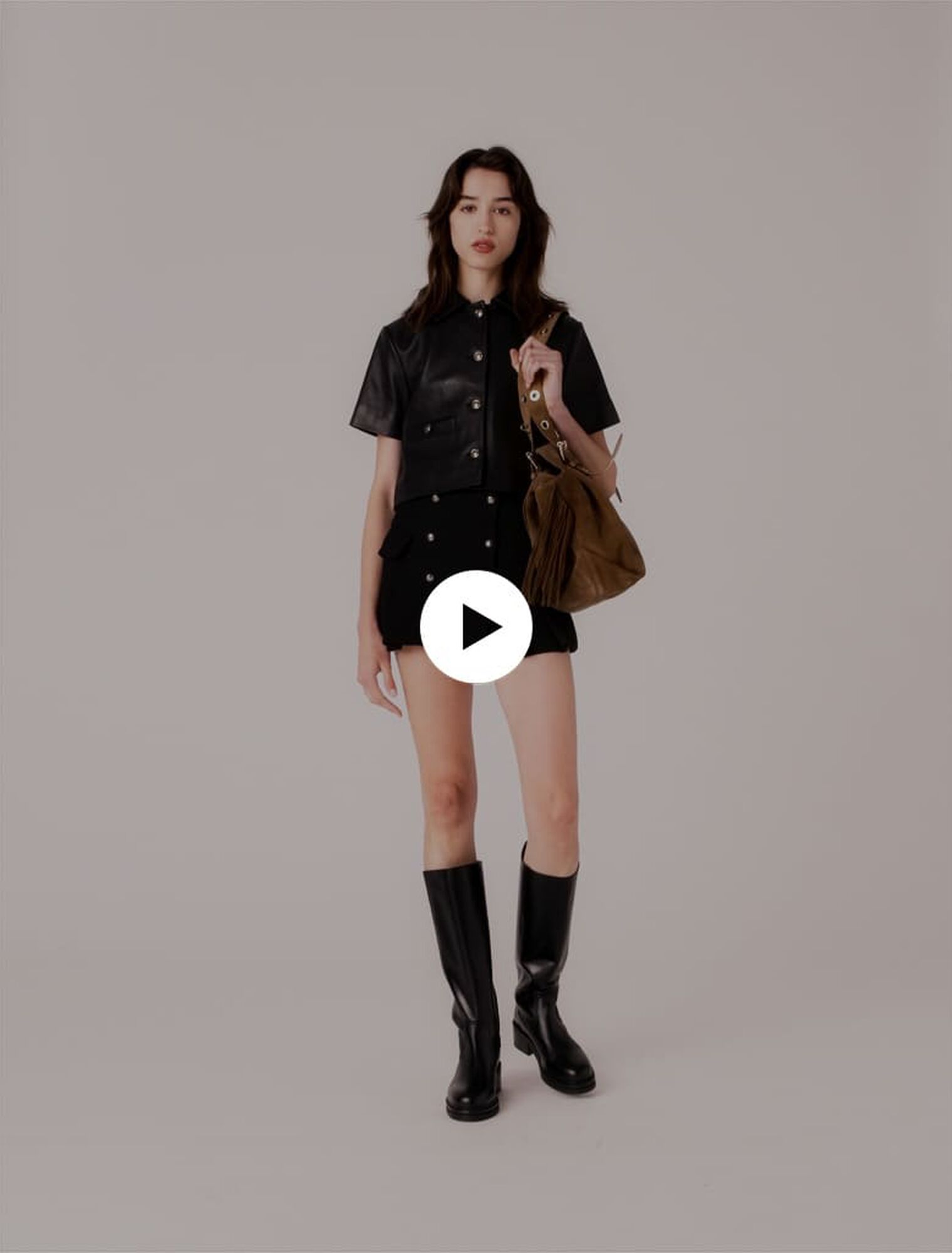 Mini jupe tailleur
