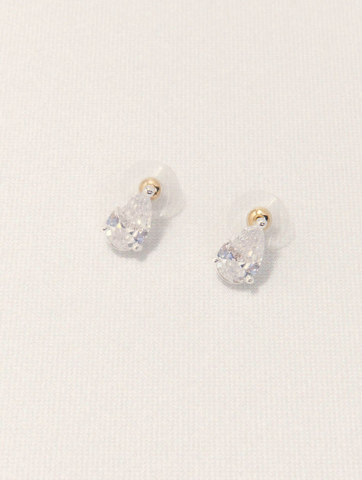 Petites boucles d'oreilles strass