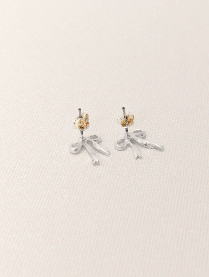 Petites boucles d'oreilles nœud