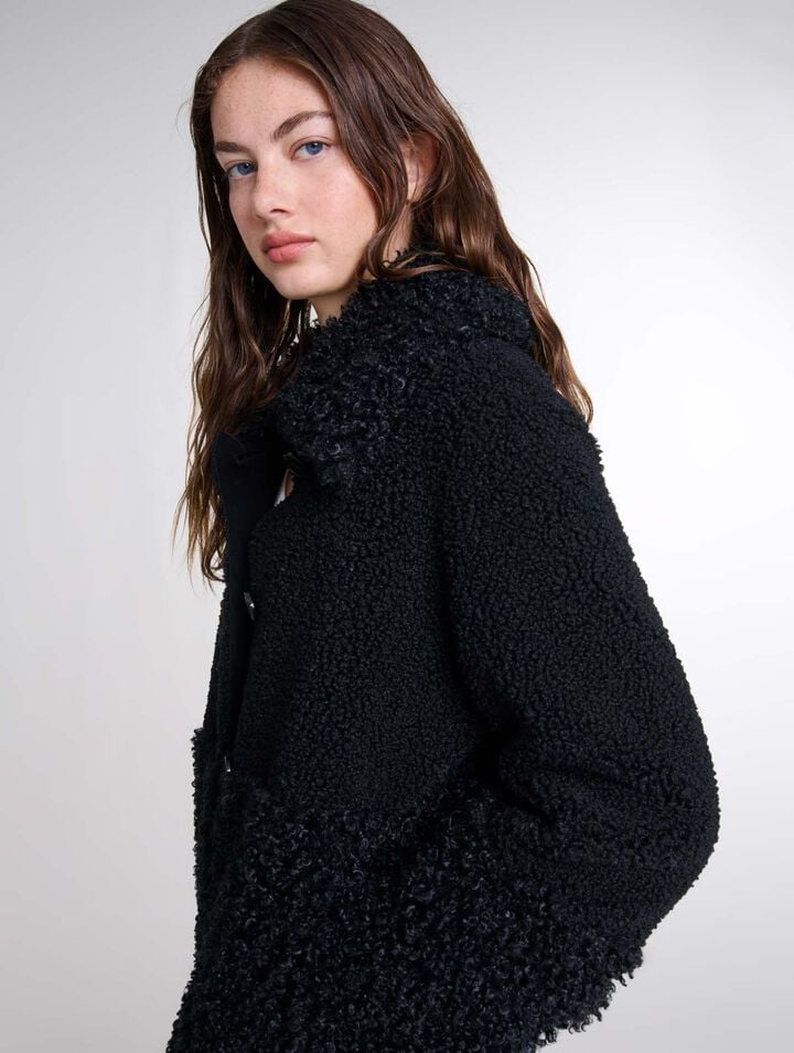 Veste en bouclette