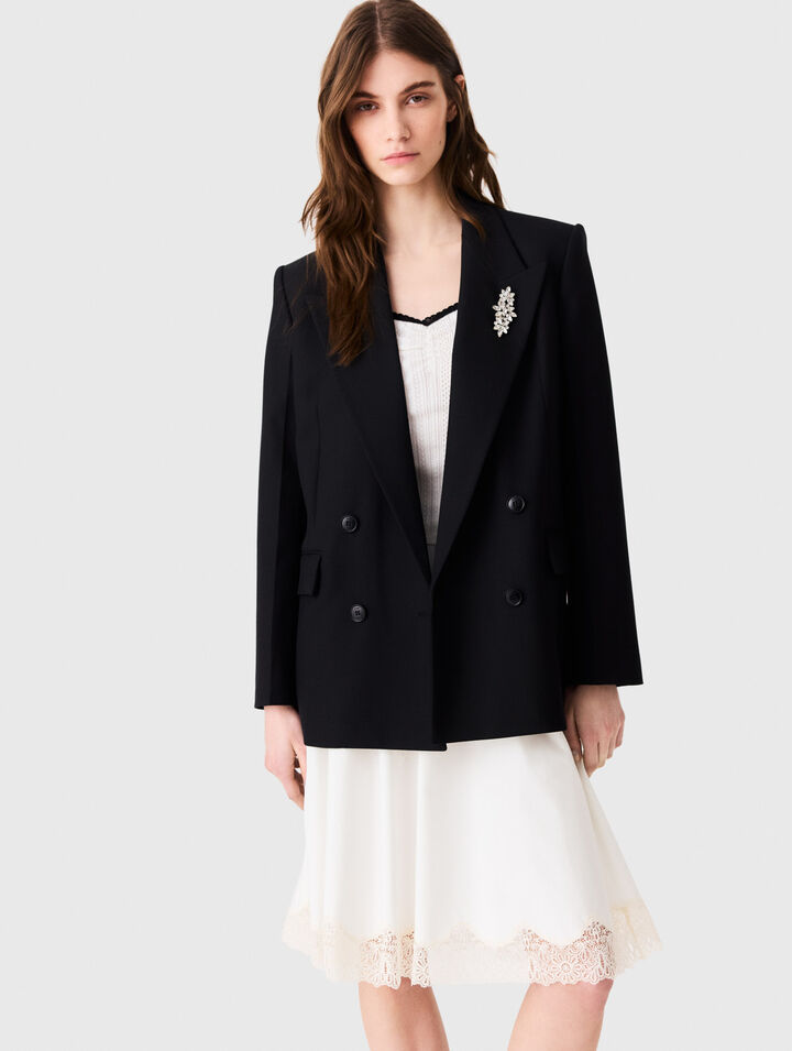 Veste &agrave; double boutonnage