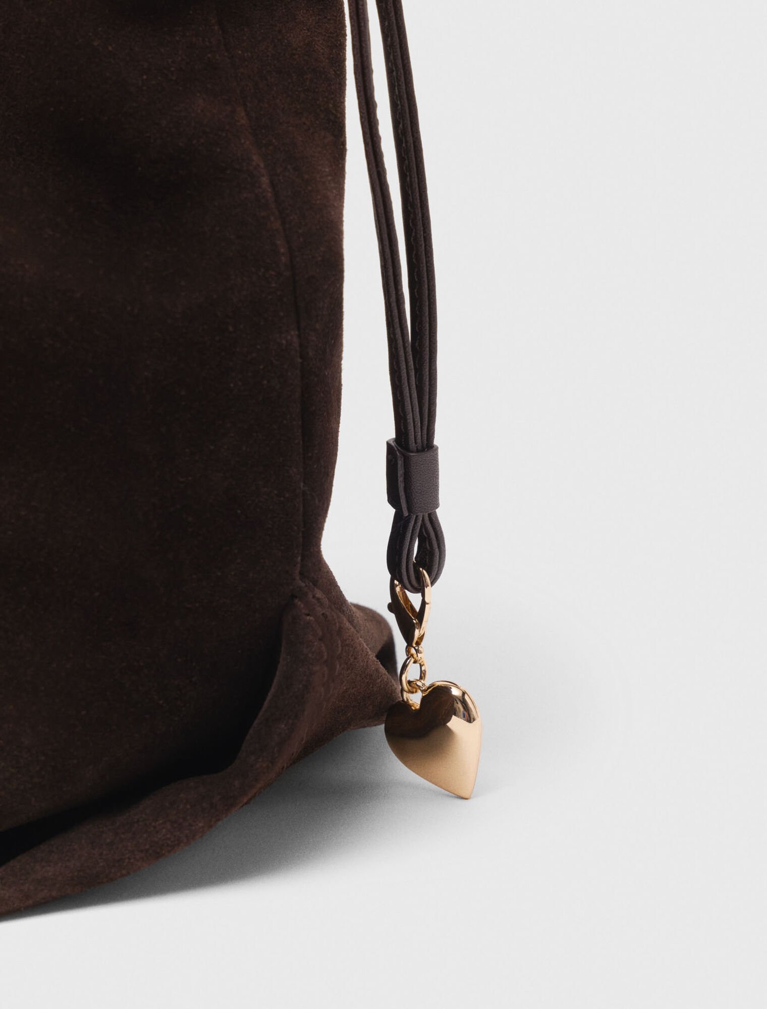Sac M tote en cuir suède