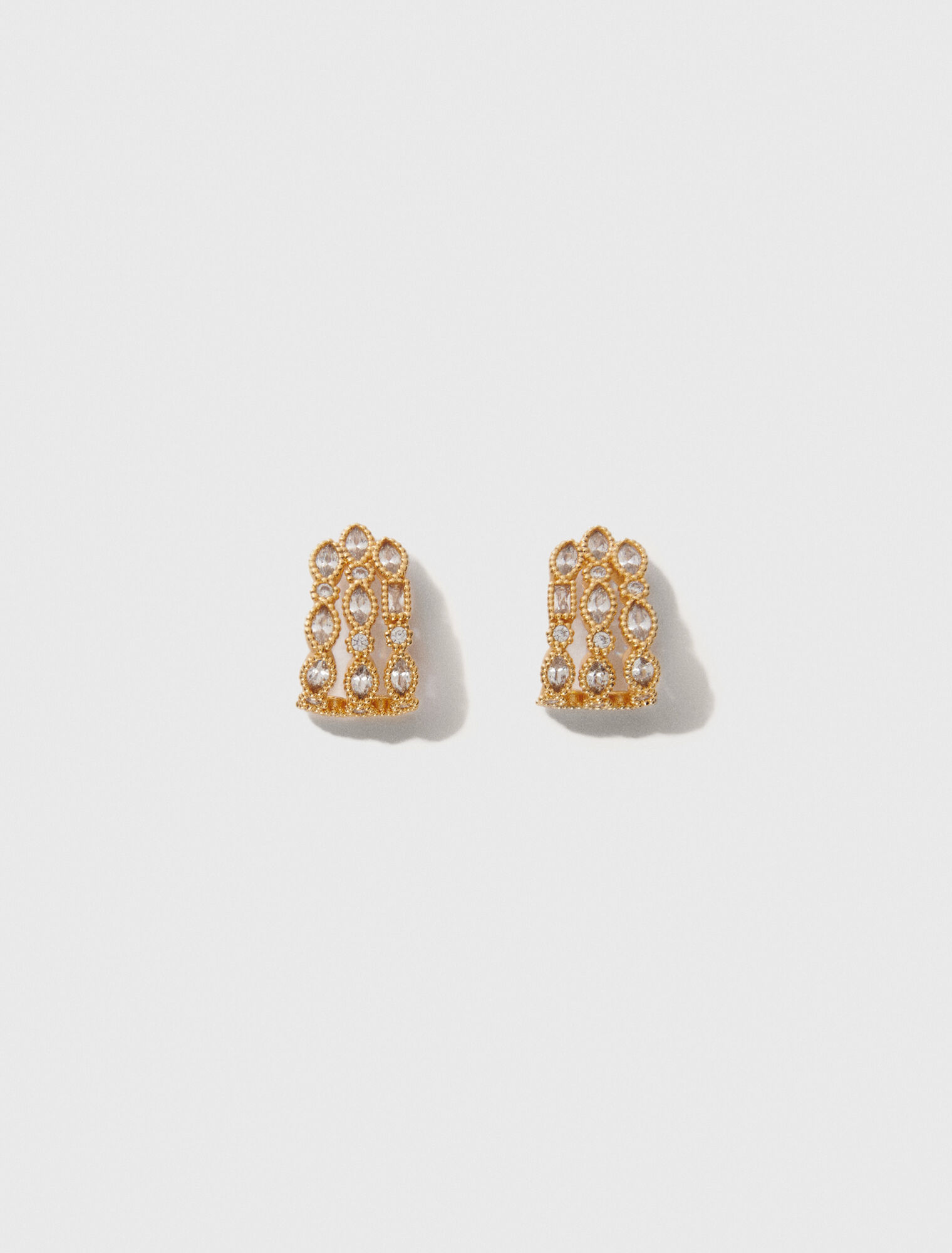 Boucles d'oreille à strass