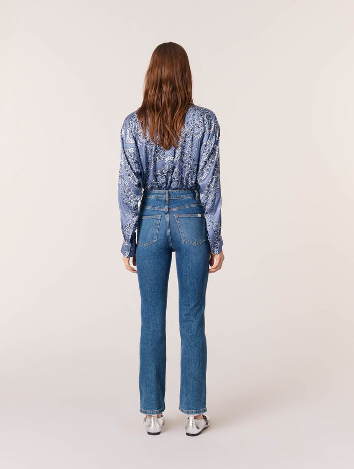 Chemise fluide imprimée