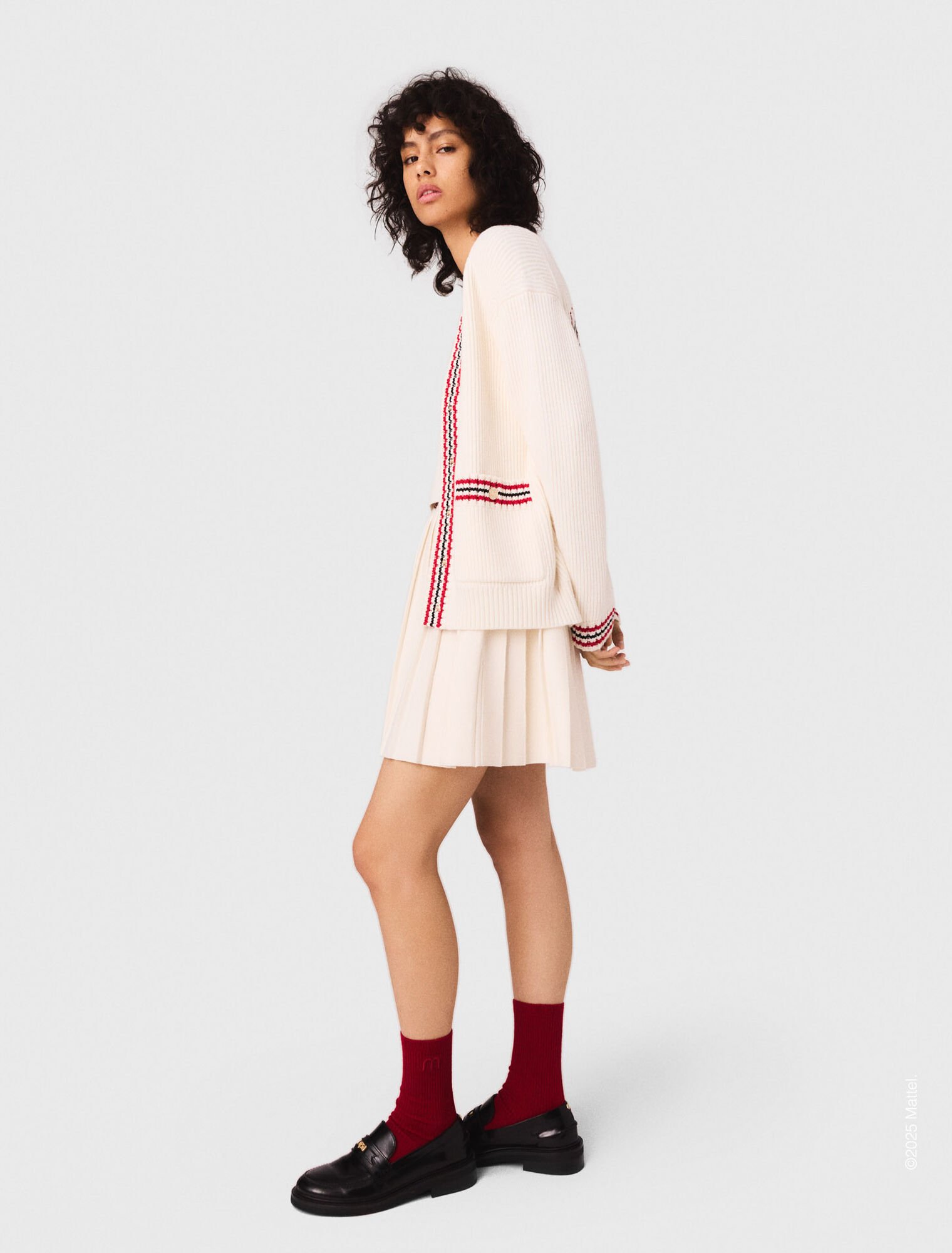 Cardigan long brodé