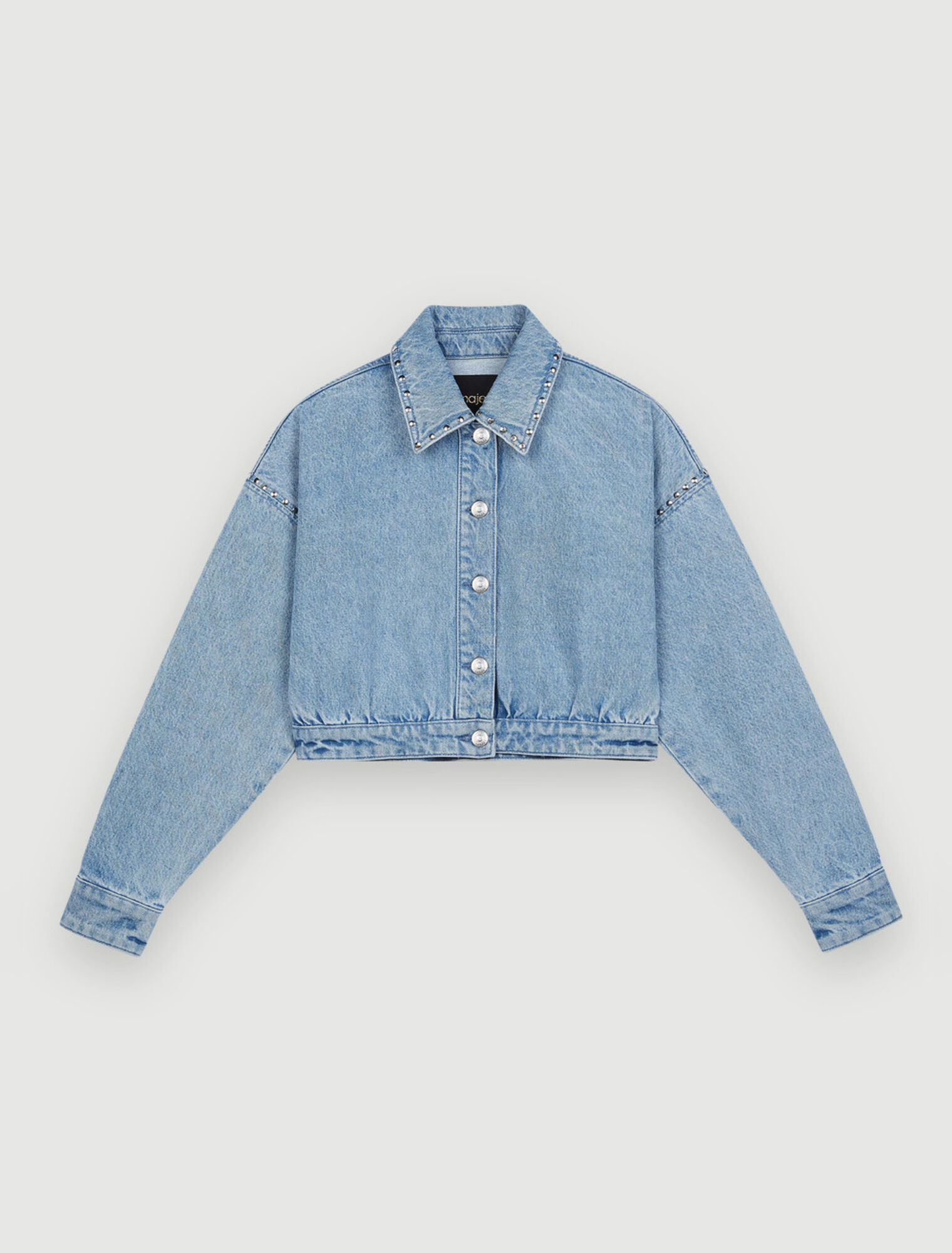 Blouson en jean à studs