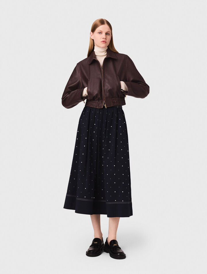 Blouson en cuir vintage