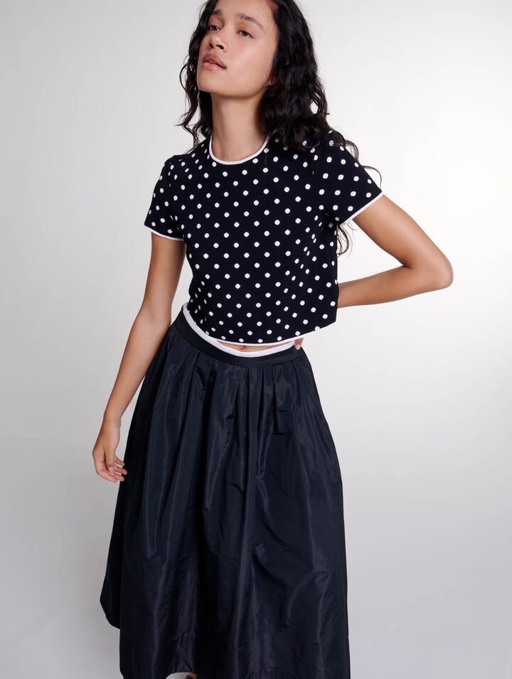Top en maille jacquard 